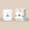 Just Married Candle