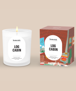 Log Cabin Candle