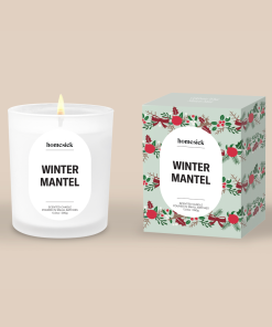 Winter Mantel Candle
