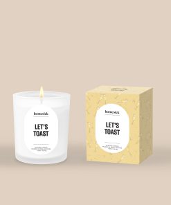 Let's Toast Mini Candle